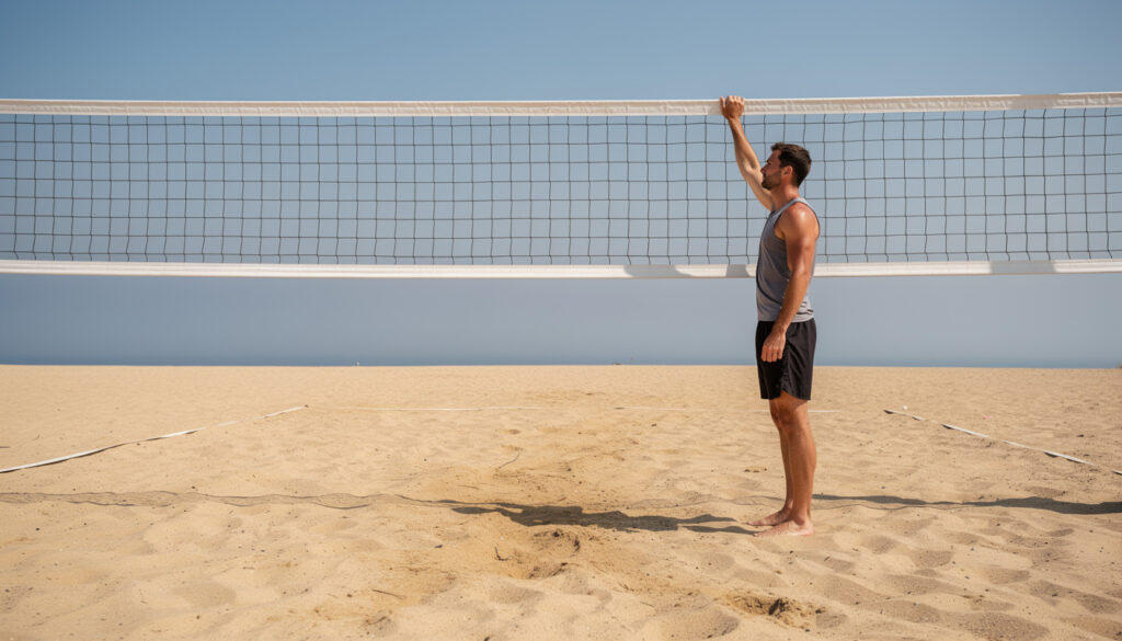 découvrez quelle est la hauteur réglementaire d'un filet de volley-ball pour les matchs officiels et les jeux amateurs, ainsi que des conseils pour bien l'installer.