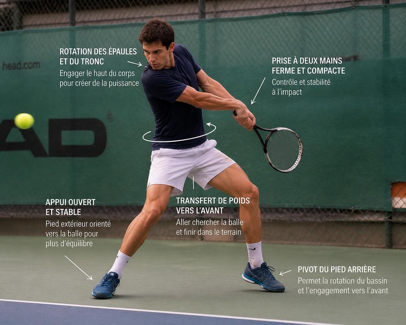 Pourquoi mon revers au tennis manque-t-il toujours de puissance ? 3 découvrez les raisons courantes pour lesquelles votre revers au tennis manque de puissance et apprenez des astuces efficaces pour améliorer votre technique et gagner en force.